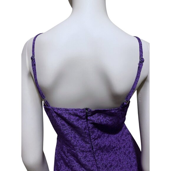 Whimsygoth Babydoll Mini Dress Recycled Vintage USA Playful Minimalist Cottage - Picture 5 of 10